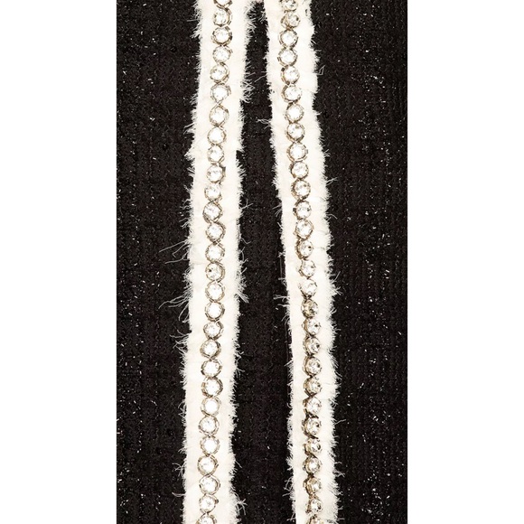 🎀SOLD🎀Alice Olivia Andreas Tweed Crystal Jacket - Picture 4 of 8